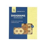 پازل چوبی دیجیگرام - چیدمان اعداد ۰ تا ۹