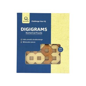 پازل چوبی دیجیگرام - چیدمان اعداد ۰ تا ۹