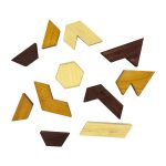 پازل چوبی شش ضلعی - اشکال هندسی - تصویر 6