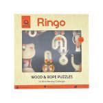 معمای نخ و حلقه طرح چوب - پک 6تایی